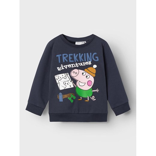 NAME IT Bluza PEPPA PIG Never 13231080 Granatowy Regular Fit ze sklepu MODIVO w kategorii Bluzy chłopięce - zdjęcie 182634744