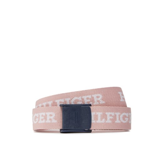 Tommy Hilfiger Pasek Dziecięcy Webbing Belt AU0AU01854 Różowy ze sklepu MODIVO w kategorii Paski męskie - zdjęcie 182634764
