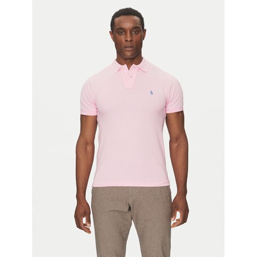 Polo Ralph Lauren Polo Core Replen 710795080 Różowy Slim Fit ze sklepu MODIVO w kategorii T-shirty męskie - zdjęcie 182634773