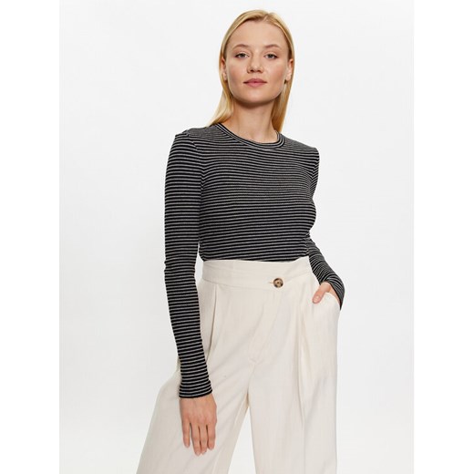 Noisy May Bluzka Posy 27026866 Czarny Slim Fit ze sklepu MODIVO w kategorii Bluzki damskie - zdjęcie 182634780