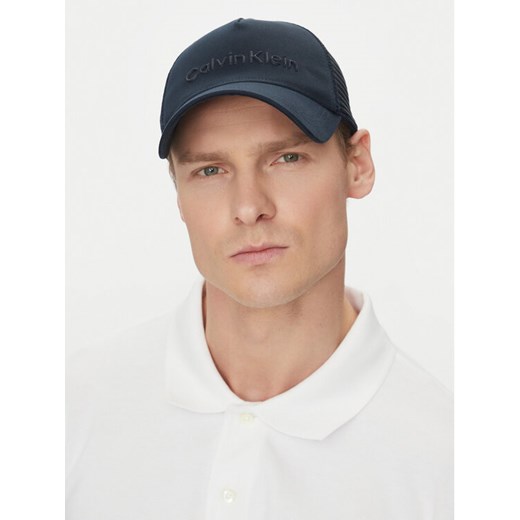 Calvin Klein Czapka z daszkiem K50K513015 Granatowy ze sklepu MODIVO w kategorii Czapki z daszkiem męskie - zdjęcie 182634832