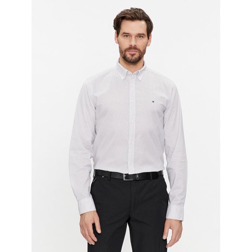 Tommy Hilfiger Koszula MW0MW33762 Biały Regular Fit ze sklepu MODIVO w kategorii Koszule męskie - zdjęcie 182634842