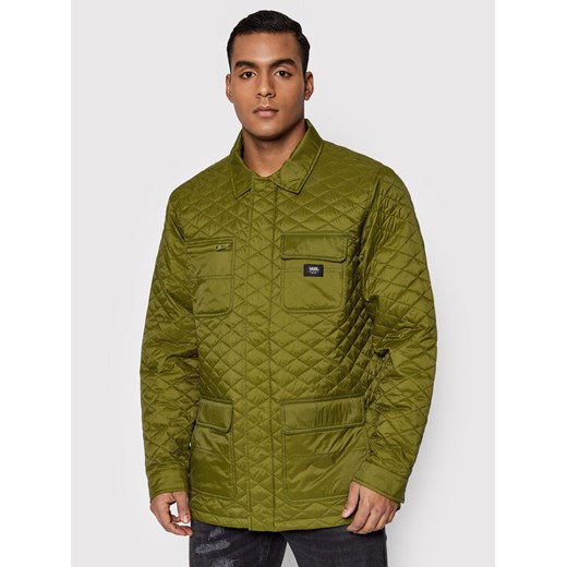 Vans Kurtka przejściowa Drill Chore VN0A5FPB Zielony Regular Fit ze sklepu MODIVO w kategorii Kurtki męskie - zdjęcie 182634852