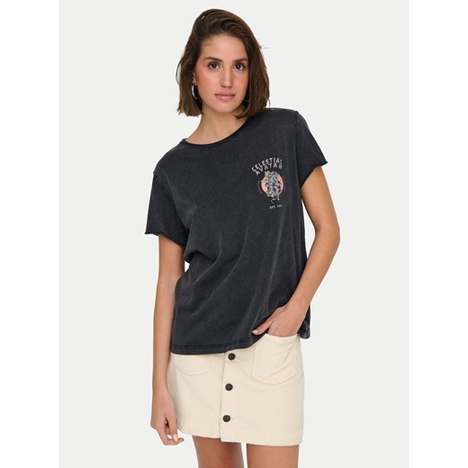 ONLY T-Shirt Lucy 15336965 Szary Regular Fit ze sklepu MODIVO w kategorii Bluzki damskie - zdjęcie 182634912