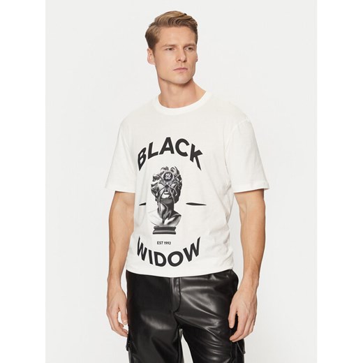 HUGO T-Shirt Dostalgi 50530684 Beżowy Relaxed Fit ze sklepu MODIVO w kategorii T-shirty męskie - zdjęcie 182634940
