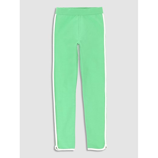 Coccodrillo Legginsy WC3121101EVG Zielony Regular Fit ze sklepu MODIVO w kategorii Spodnie dziewczęce - zdjęcie 182634974