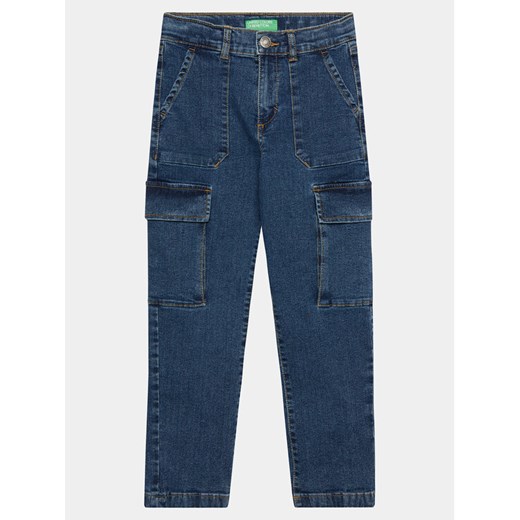 United Colors Of Benetton Jeansy 4ULQCF02W Granatowy Slim Fit United Colors Of Benetton S MODIVO