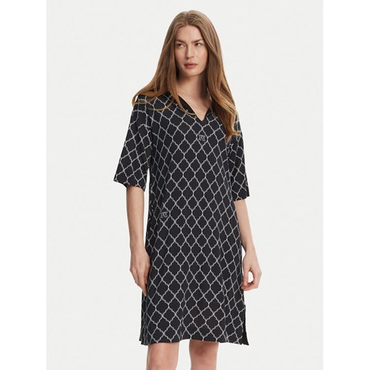 Max Mara Beachwear Sukienka codzienna Aidone 2516621079 Czarny Relaxed Fit ze sklepu MODIVO w kategorii Sukienki - zdjęcie 182635012