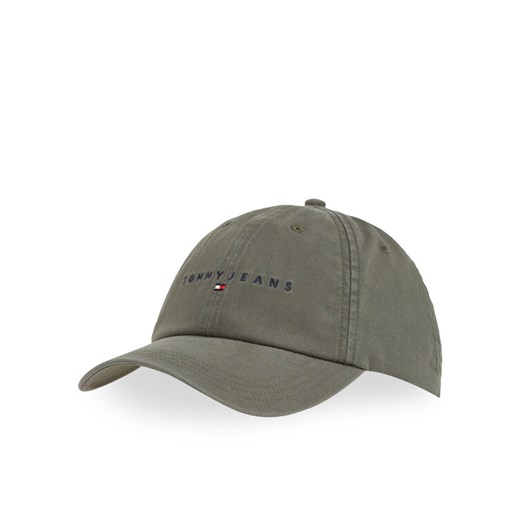 Tommy Jeans Czapka z daszkiem Tjm Linear Washed Cap AM0AM13355 Zielony Tommy Jeans 00 MODIVO