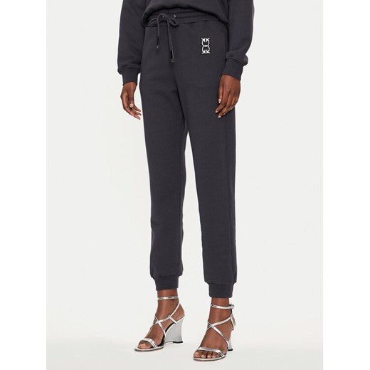 Pinko Spodnie dresowe Felpa 100371 A23C Granatowy Regular Fit ze sklepu MODIVO w kategorii Spodnie damskie - zdjęcie 182635170