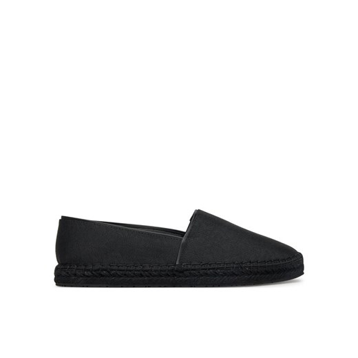 Calvin Klein Espadryle Flat Espadrille - Jacq HW0HW02467 Czarny ze sklepu MODIVO w kategorii Espadryle damskie - zdjęcie 182635173