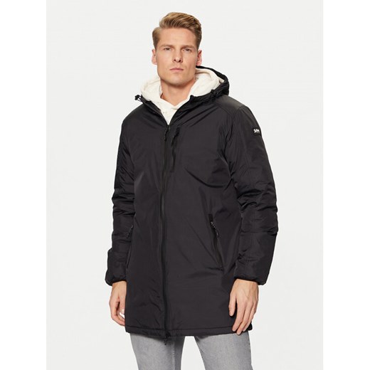 SCHOTT N.Y.C. Parka BLADEN2 Czarny Regular Fit ze sklepu MODIVO w kategorii Kurtki męskie - zdjęcie 182635182