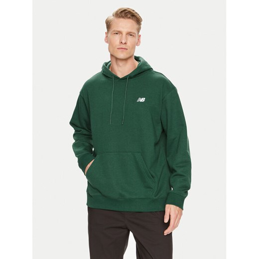New Balance Bluza Small Logo MT41508 Zielony Regular Fit ze sklepu MODIVO w kategorii Bluzy męskie - zdjęcie 182635230