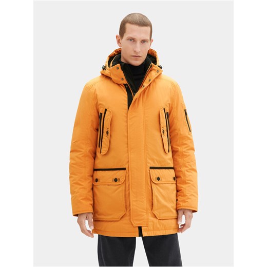 Tom Tailor Parka 1037356 Pomarańczowy Regular Fit ze sklepu MODIVO w kategorii Parki męskie - zdjęcie 182635233