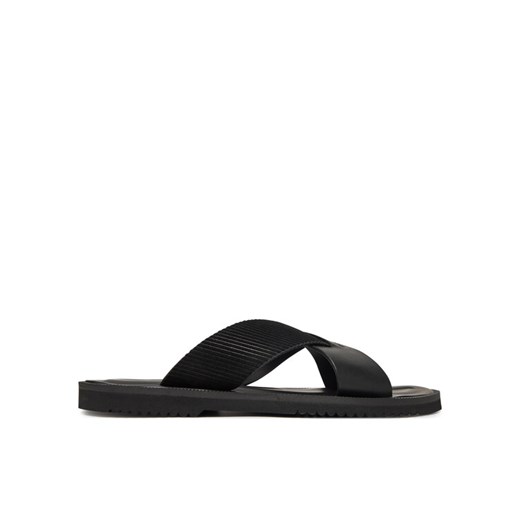 Emporio Armani Klapki X4P124 XR340 K001 Czarny ze sklepu MODIVO w kategorii Klapki męskie - zdjęcie 182635234