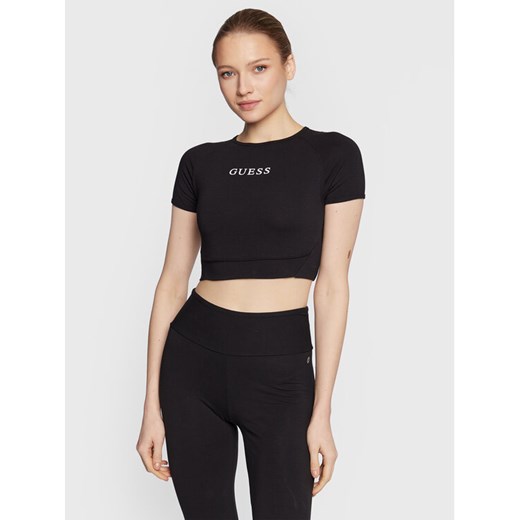 Guess T-Shirt Aline V3RP16 KABR0 Czarny Slim Fit Guess L MODIVO