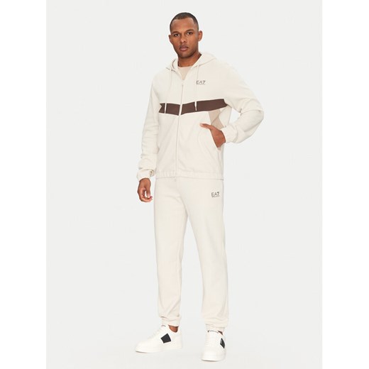 EA7 Emporio Armani Dres 7M000283 AF12660 U1112 Biały Regular Fit ze sklepu MODIVO w kategorii Dresy męskie - zdjęcie 182635272