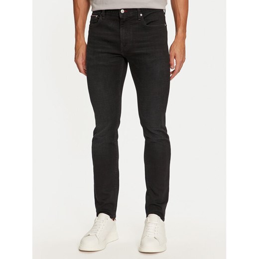Tommy Hilfiger Jeansy Bleecker MW0MW37371 Czarny Slim Fit ze sklepu MODIVO w kategorii Jeansy męskie - zdjęcie 182635290