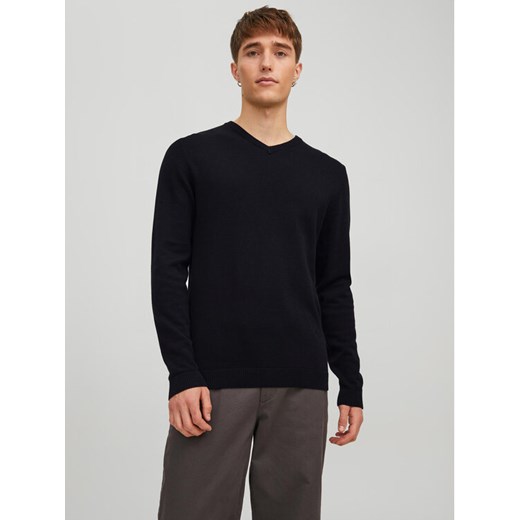 Jack&Jones Sweter 12137194 Czarny Regular Fit S MODIVO