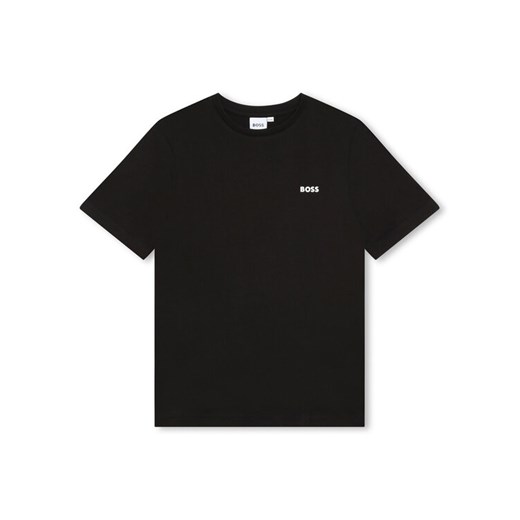 Boss T-Shirt J25P23 S Czarny Regular Fit ze sklepu MODIVO w kategorii T-shirty chłopięce - zdjęcie 182635441
