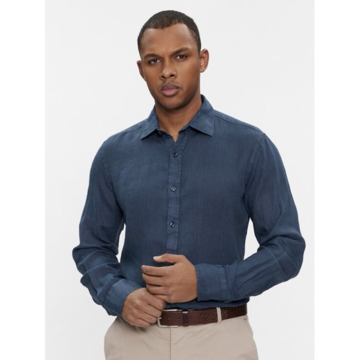 Paul&Shark Koszula 24413322 Granatowy Slim Fit ze sklepu MODIVO w kategorii Koszule męskie - zdjęcie 182635454