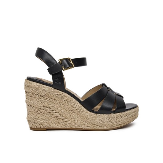 LAUREN RALPH LAUREN Espadryle Soffia 802953961002 Czarny ze sklepu MODIVO w kategorii Espadryle damskie - zdjęcie 182635494