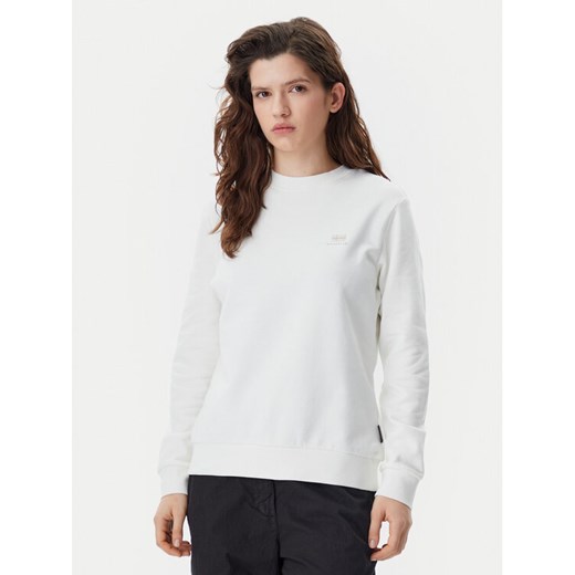 Napapijri Bluza B-Nina NP0A4H85 Biały Regular Fit ze sklepu MODIVO w kategorii Bluzy damskie - zdjęcie 182635533