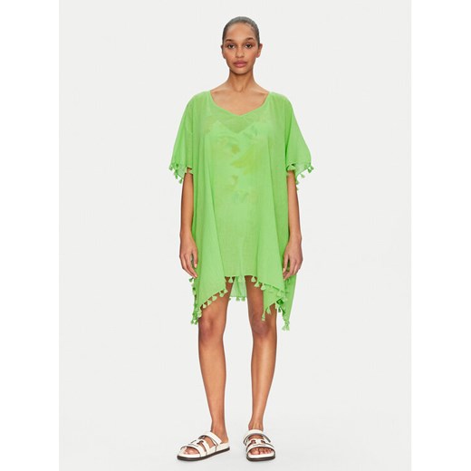 Seafolly Sukienka plażowa Amnesia 52162 Zielony Regular Fit ze sklepu MODIVO w kategorii Odzież plażowa - zdjęcie 182635541