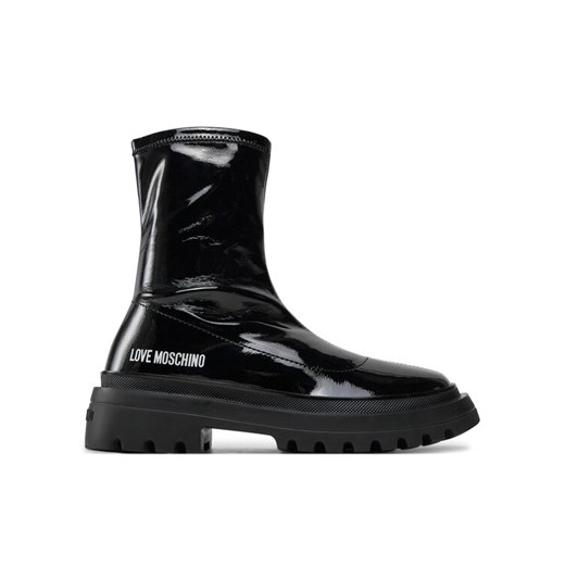 LOVE MOSCHINO Botki JA24225G0LIIZ000 Czarny ze sklepu MODIVO w kategorii Botki - zdjęcie 182635623