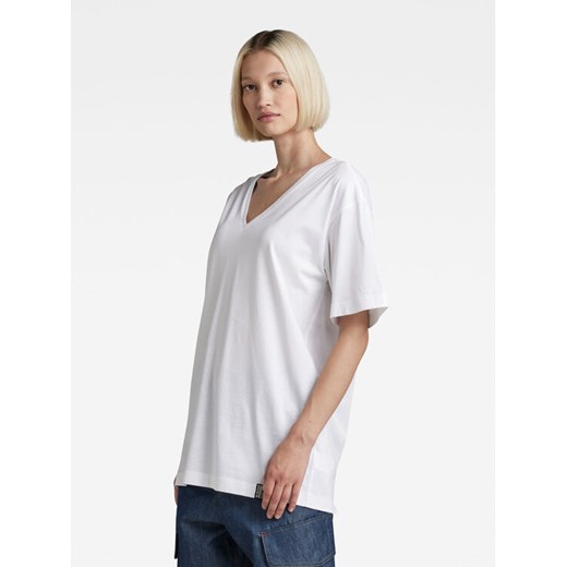 G-Star Raw T-Shirt D22746-C539-110 Biały Relaxed Fit ze sklepu MODIVO w kategorii Bluzki damskie - zdjęcie 182635624