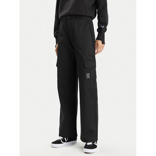 Champion Spodnie dresowe 117201 Czarny Relaxed Fit ze sklepu MODIVO w kategorii Spodnie damskie - zdjęcie 182635632