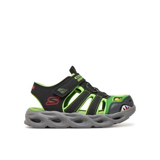 Skechers Sandały Thermo-Splash-Hydro-Flare 400613L/BKLM Czarny ze sklepu MODIVO w kategorii Sandały dziecięce - zdjęcie 182635641