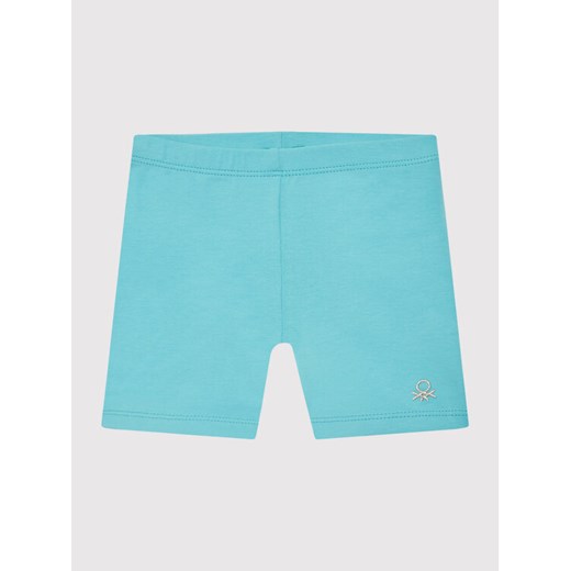 United Colors Of Benetton Szorty sportowe 3MT1I0576 Niebieski Slim Fit ze sklepu MODIVO w kategorii Spodenki dziewczęce - zdjęcie 182635664