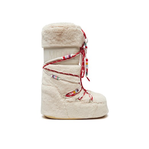 Moon Boot Śniegowce 80D1408990 Beżowy ze sklepu MODIVO w kategorii Śniegowce damskie - zdjęcie 182635681