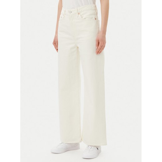 Levi's® Jeansy Ribcage A6081-0009 Écru Wide Leg ze sklepu MODIVO w kategorii Jeansy damskie - zdjęcie 182635693