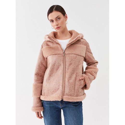 Liu Jo Sport Kożuch TF3020 E0847 Różowy Regular Fit ze sklepu MODIVO w kategorii Kożuchy - zdjęcie 182635704
