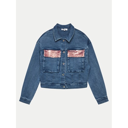 Original Marines Kurtka jeansowa DEP3071F Niebieski Regular Fit ze sklepu MODIVO w kategorii Kurtki dziewczęce - zdjęcie 182635731