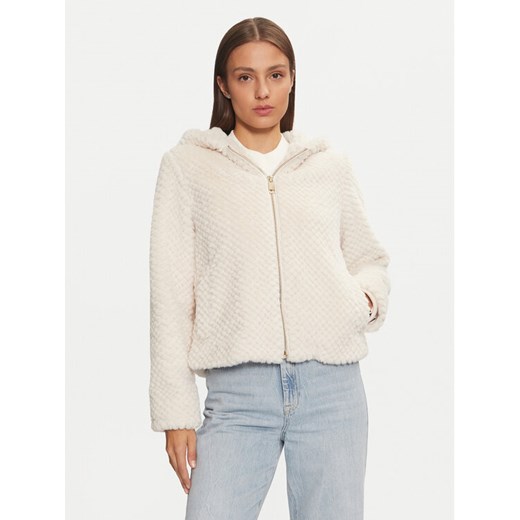Guess Futro W3BL50 WFSD0 Szary Regular Fit ze sklepu MODIVO w kategorii Futra damskie - zdjęcie 182635772
