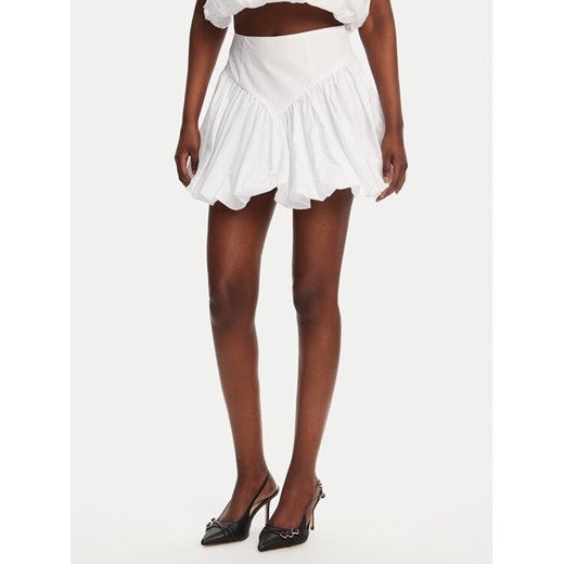BARDOT Spódnica mini Lissett Poplin 59796SB Biały Regular Fit ze sklepu MODIVO w kategorii Spódnice - zdjęcie 182635804
