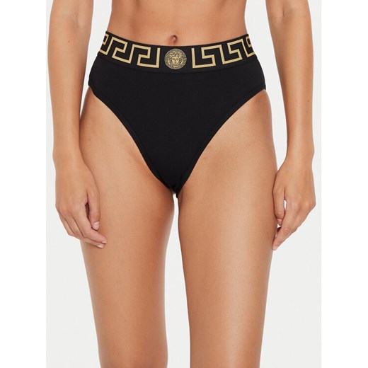 Versace Figi klasyczne z wysokim stanem AUD01050 1A10011 Czarny ze sklepu MODIVO w kategorii Majtki damskie - zdjęcie 182635820