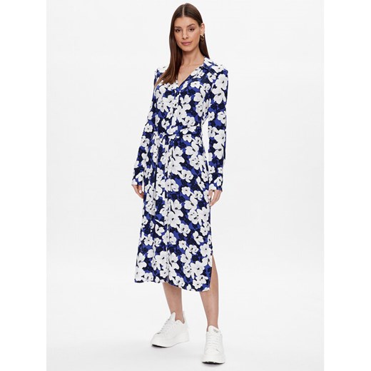 United Colors Of Benetton Sukienka koszulowa 43UEDV02X Granatowy Regular Fit ze sklepu MODIVO w kategorii Sukienki - zdjęcie 182635854
