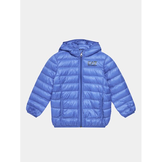 EA7 Emporio Armani Kurtka puchowa 8NBB05 BN29Z 1525 Niebieski Regular Fit ze sklepu MODIVO w kategorii Kurtki chłopięce - zdjęcie 182635864