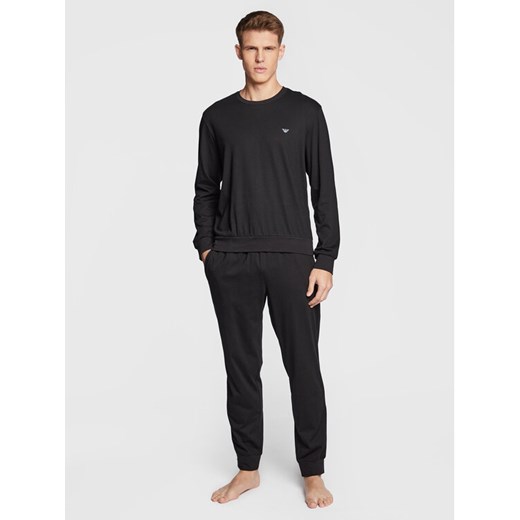Emporio Armani Underwear Piżama 111928 2F561 00020 Czarny Regular Fit ze sklepu MODIVO w kategorii Dresy męskie - zdjęcie 182635881
