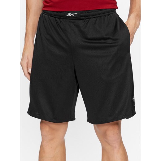 Reebok Szorty sportowe Basketball II0671 Czarny Regular Fit ze sklepu MODIVO w kategorii Spodenki męskie - zdjęcie 182635944