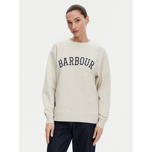 Barbour Bluza LOL0591WH71 Szary Regular Fit ze sklepu MODIVO w kategorii Bluzy damskie - zdjęcie 182635970
