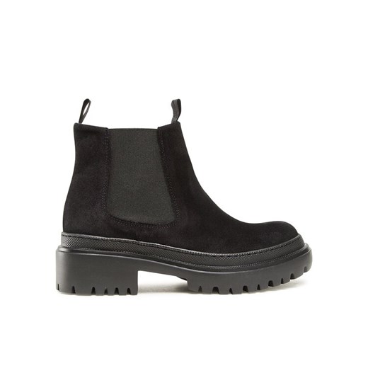 Pollini Sztyblety SA21204G1FTH0000 Czarny ze sklepu MODIVO w kategorii Botki - zdjęcie 182635972