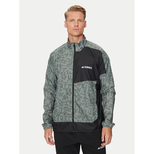 adidas Kurtka do biegania Terrex Trail Running IW9238 Zielony Regular Fit ze sklepu MODIVO w kategorii Kurtki męskie - zdjęcie 182635993