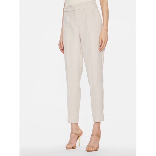 ONLY Chinosy Veronica 15291514 Beżowy Slim Fit ze sklepu MODIVO w kategorii Spodnie damskie - zdjęcie 182636023