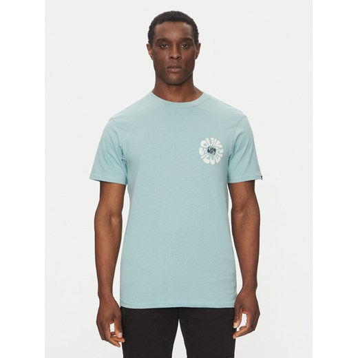 Quiksilver T-Shirt EQYZT08036 Turkusowy Regular Fit ze sklepu MODIVO w kategorii T-shirty męskie - zdjęcie 182636074