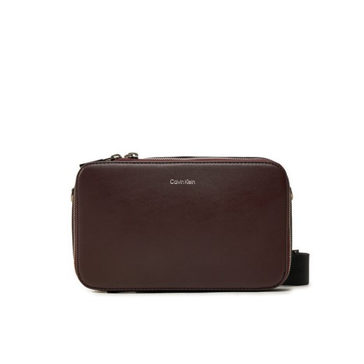 Calvin Klein Saszetka Ck Sleek Camera Bag K50K512750 Brązowy ze sklepu MODIVO w kategorii Torby męskie - zdjęcie 182636104